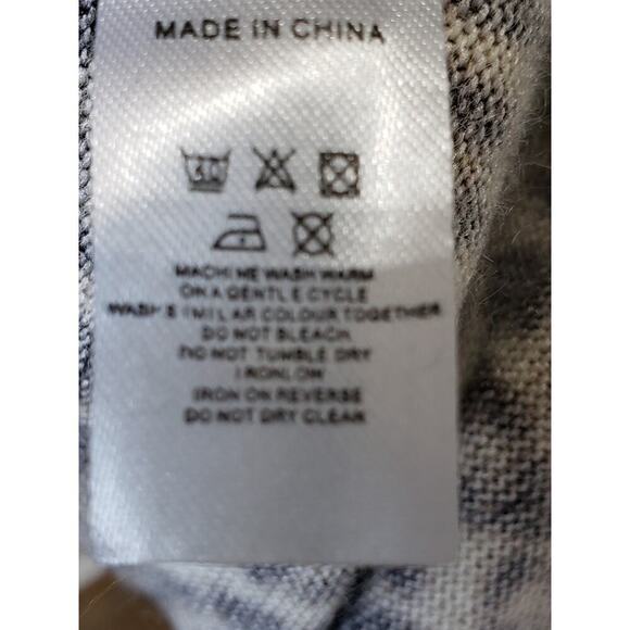 OB2-12 Sheath Dress Womens Small Multi Leopard Print Pleated Flare Sleeve V Neck - Picture 7 of 13